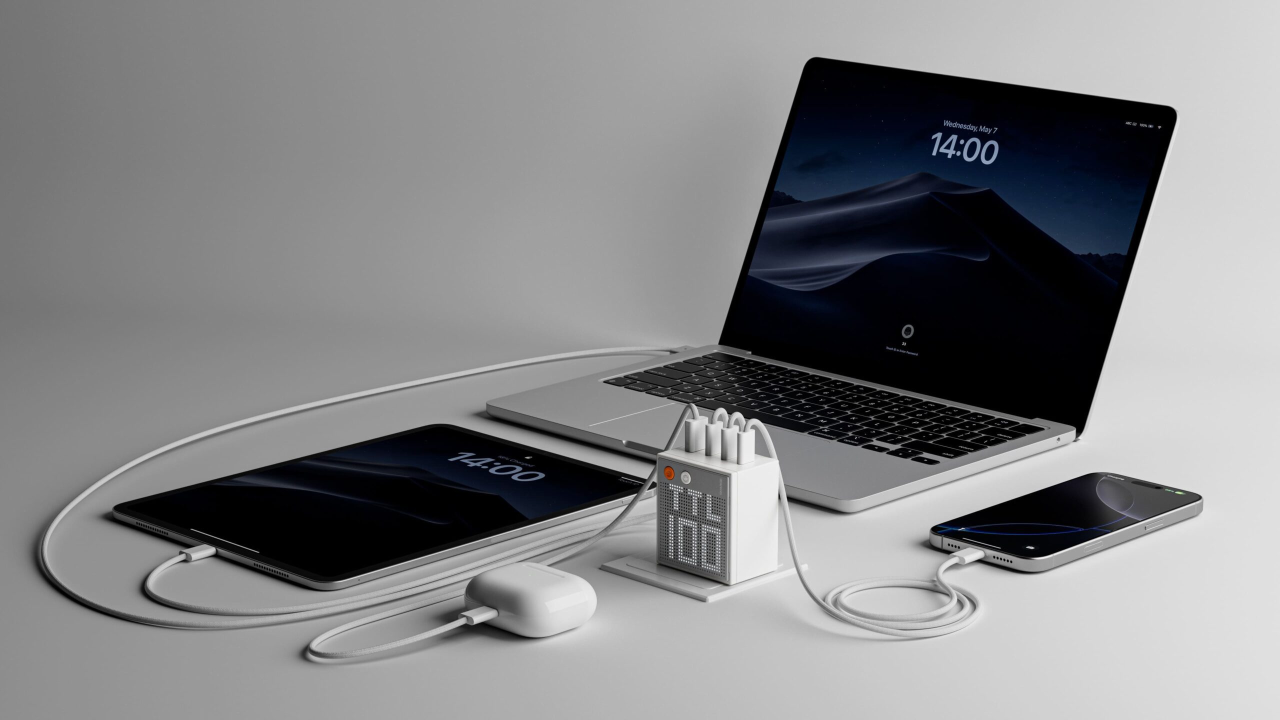 100W 点阵屏充电器-多接口充电