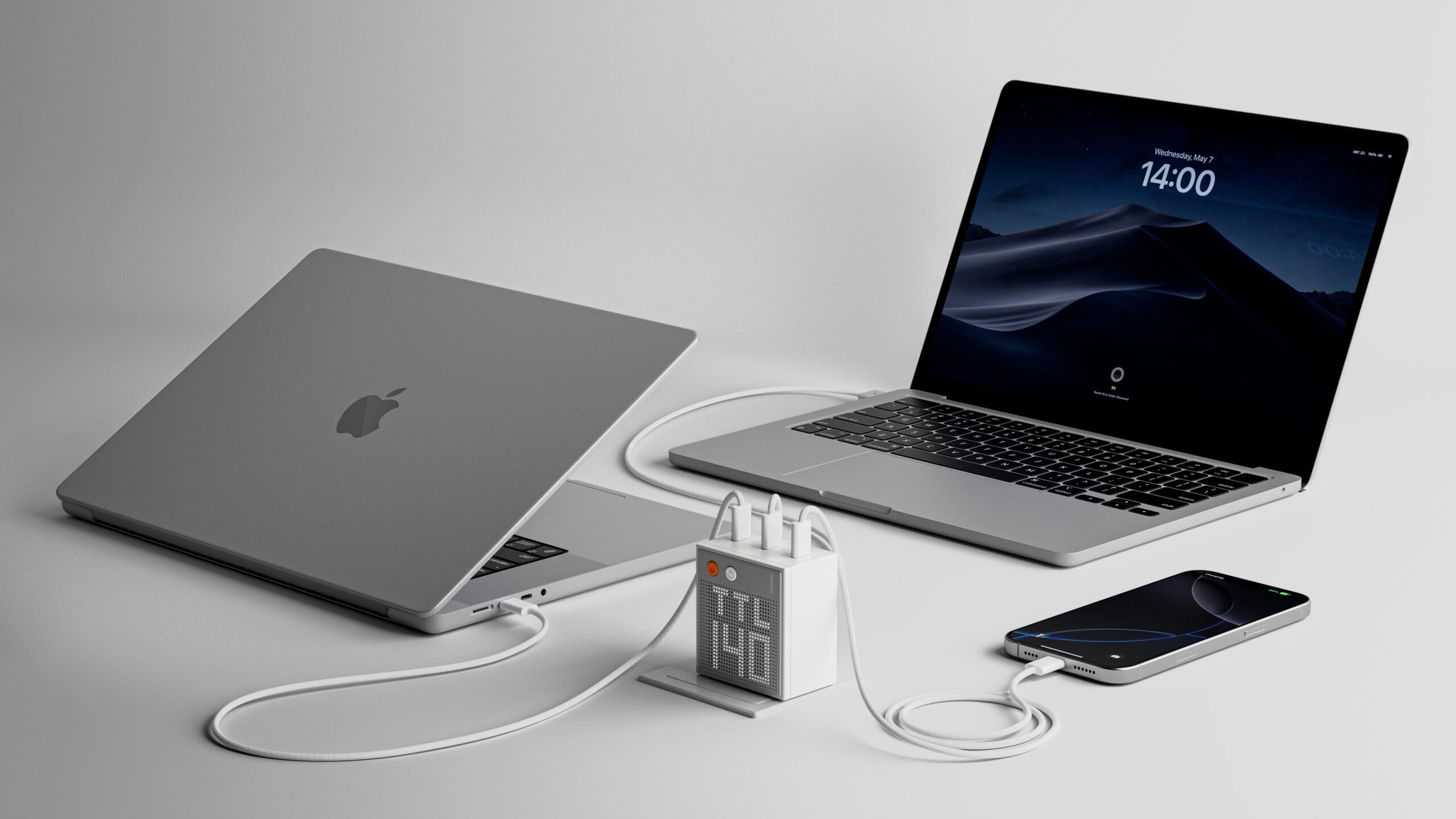 140W 点阵屏充电器-多接口充电