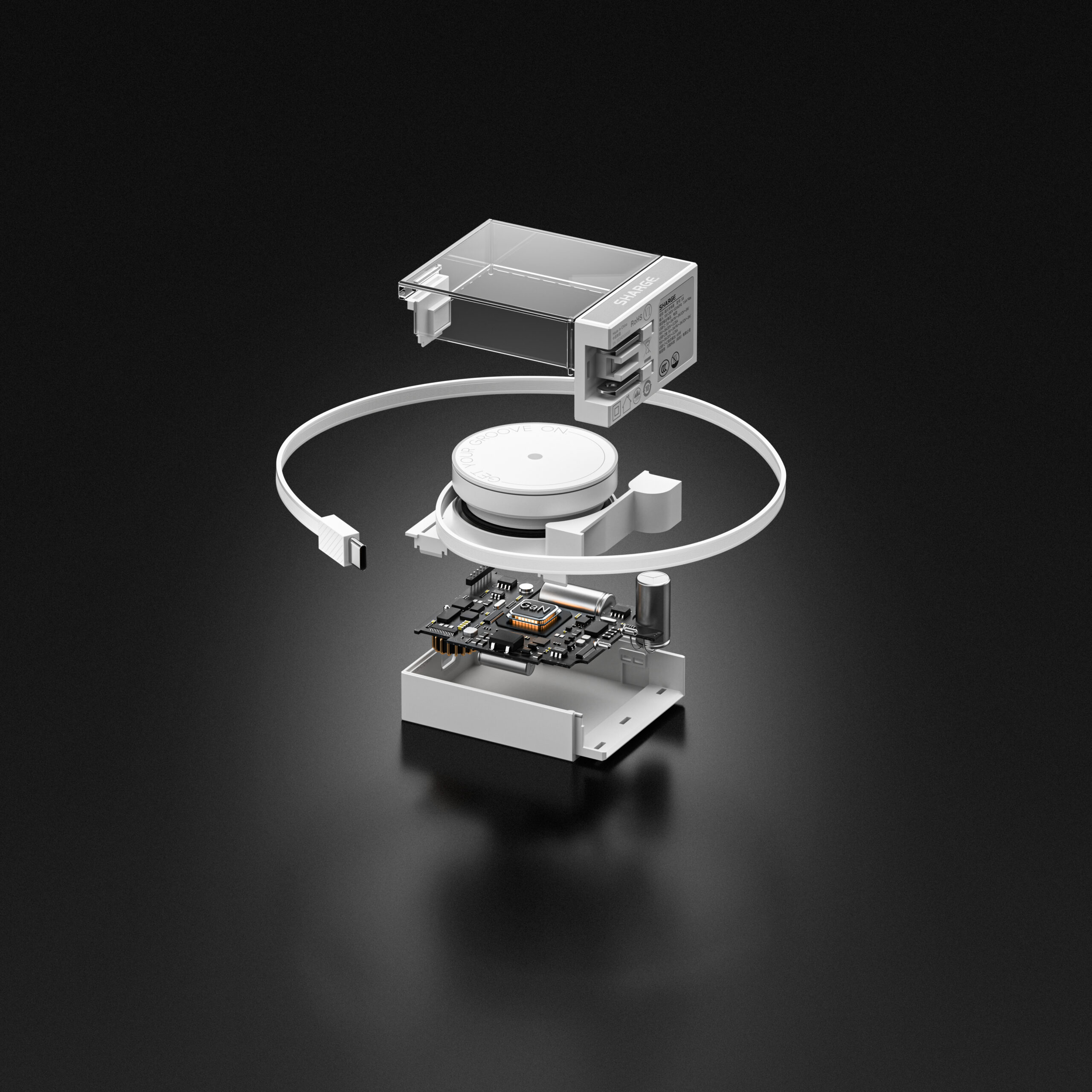 S4 唱片充电器-爆炸图