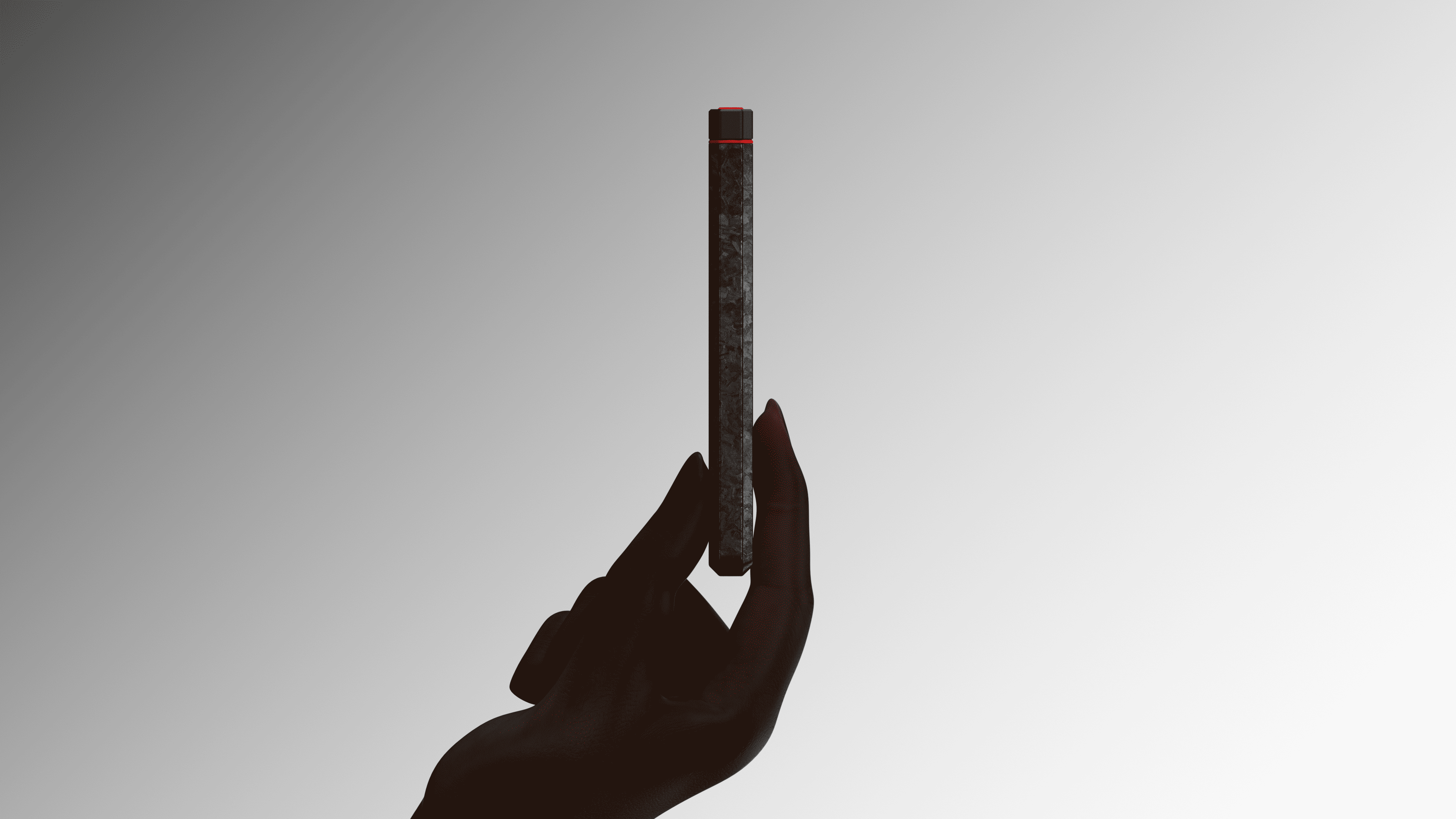 三款锻造炭纤维移动电源-静帧-超薄概念图